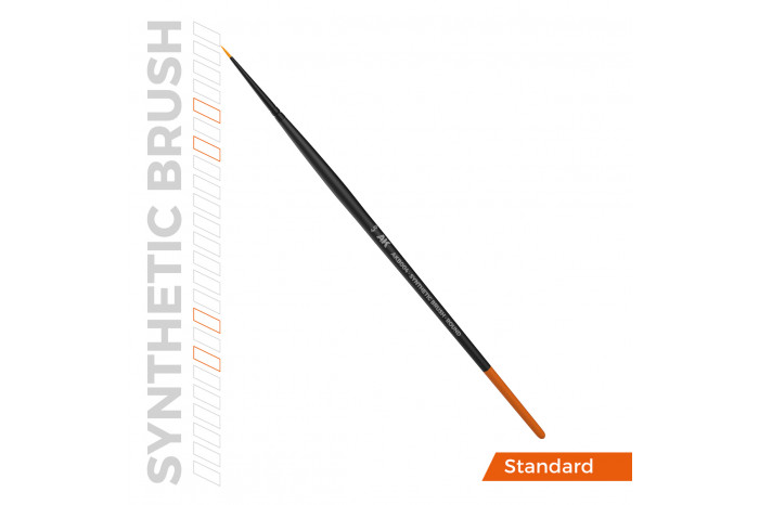 AK SYNTHETIC BRUSH – ROUND 4/0