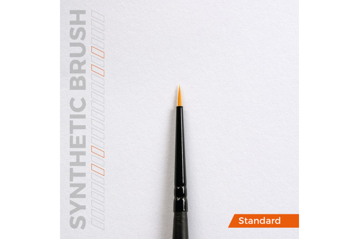 AK SYNTHETIC BRUSH – ROUND 4/0