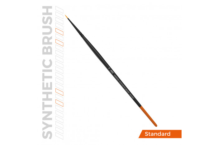 AK SYNTHETIC BRUSH – ROUND 3/0