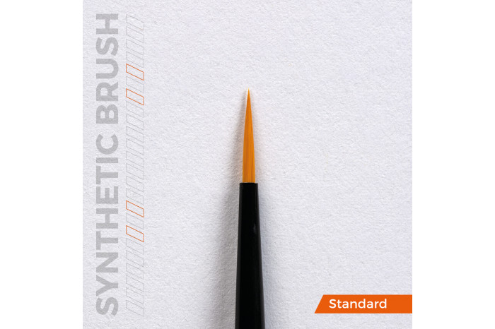 AK SYNTHETIC BRUSH – ROUND 0