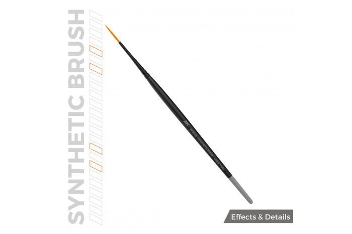 AK SYNTHETIC BRUSH – LINER 17mm