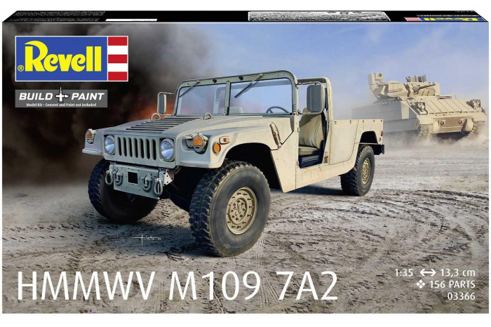 Plastic ModelKit military 03366 - HMMWV M1097A2 (1:35)