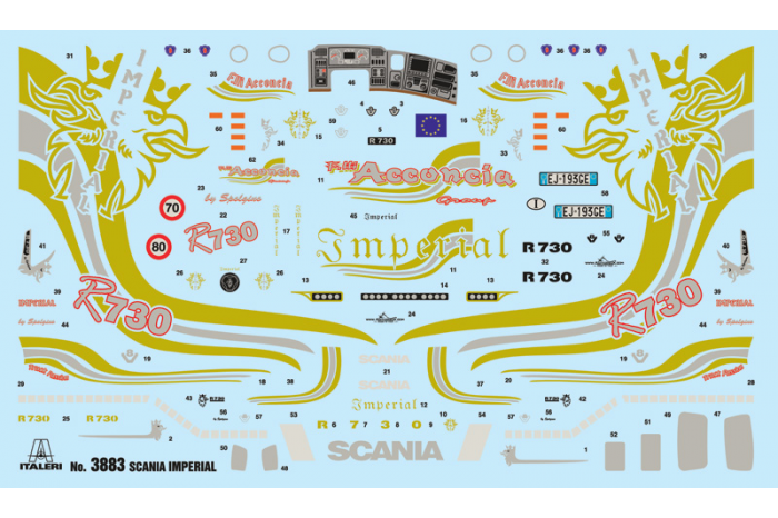 SCANIA R V8 TOPLINE " IMPERIAL" (1:24) - 3883