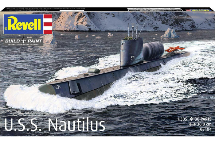 Plastic ModelKit ponorka 05184 - U.S.S. Nautilus (1:305)