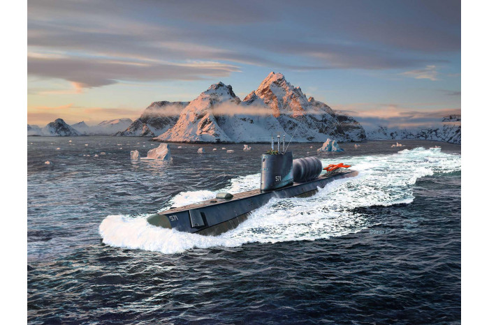 Plastic ModelKit ponorka 05184 - U.S.S. Nautilus (1:305)