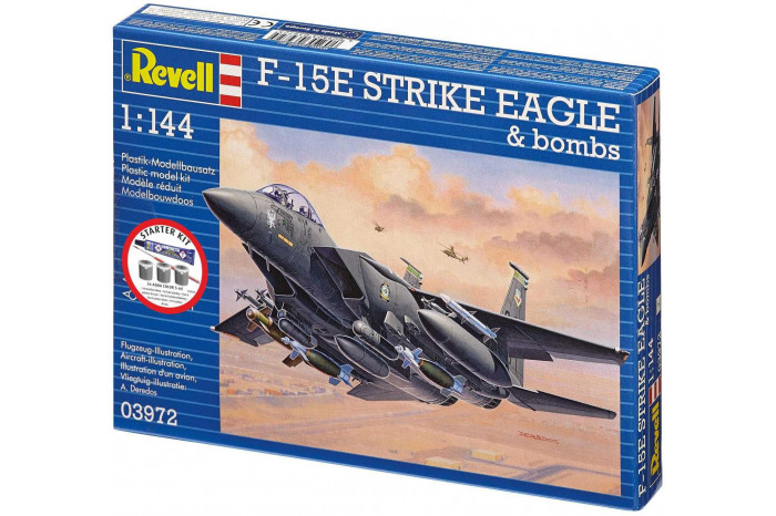 Starter Kit letadlo 73972 - F-15E Strike Eagle & bombs (1:144)