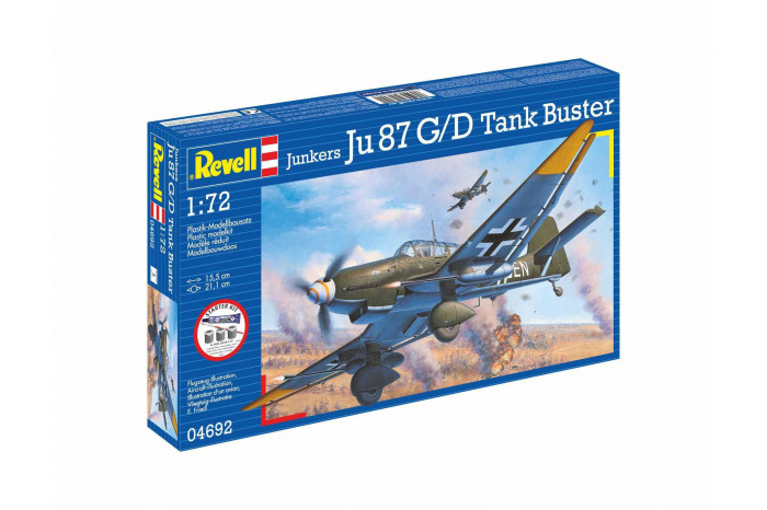 Starter Kit letadlo 74692 - Junkers Ju87 G/D Tank Buster (1:72)