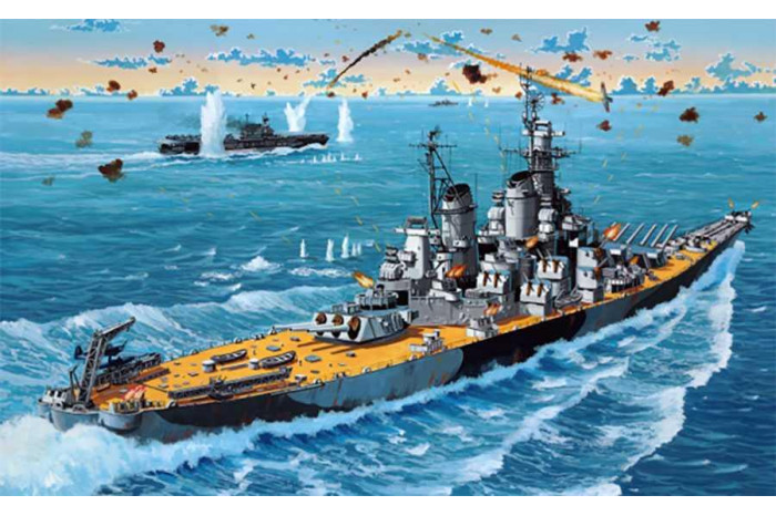 Starter Kit loď 75183 - Battleship USS New Jersey (1:1200)