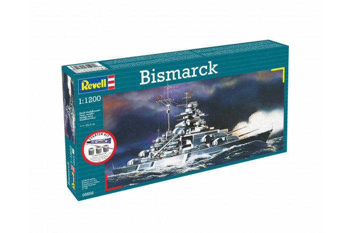 Starter Kit loď 75802 - Bismarck (1:1200)