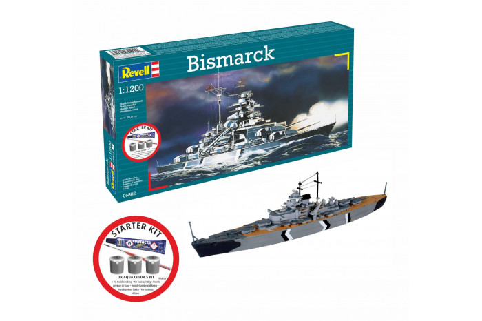 Starter Kit loď 75802 - Bismarck (1:1200)
