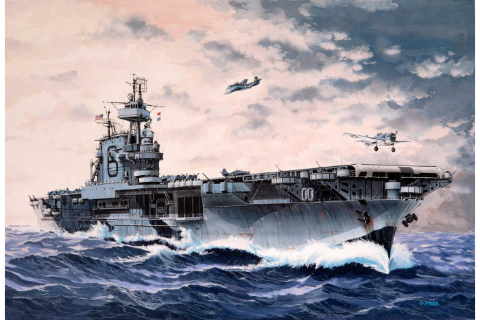 Starter Kit loď 75824 - USS Enterprise CV-6 (1:1200)