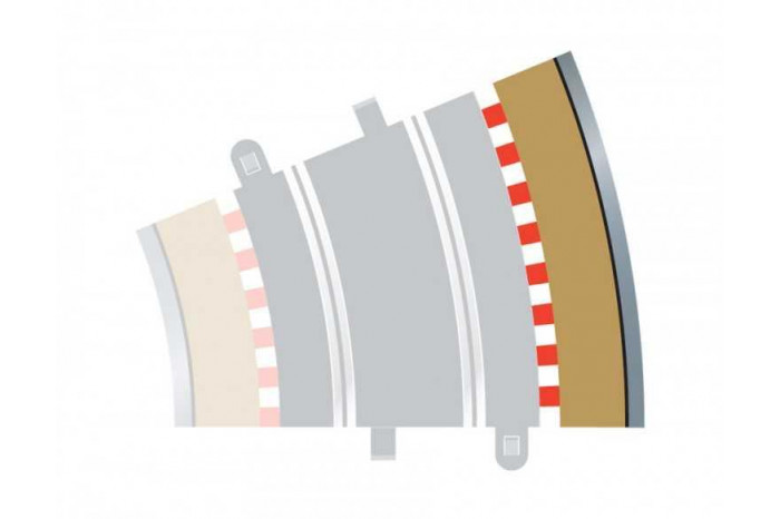 Rozšíření trati SCALEXTRIC C8224 - Radius 3 Outer Border/Barrier 22.5°
