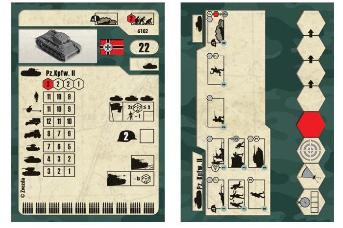 Wargames (WWII) tank 6102 - German Panzer II (1:100)