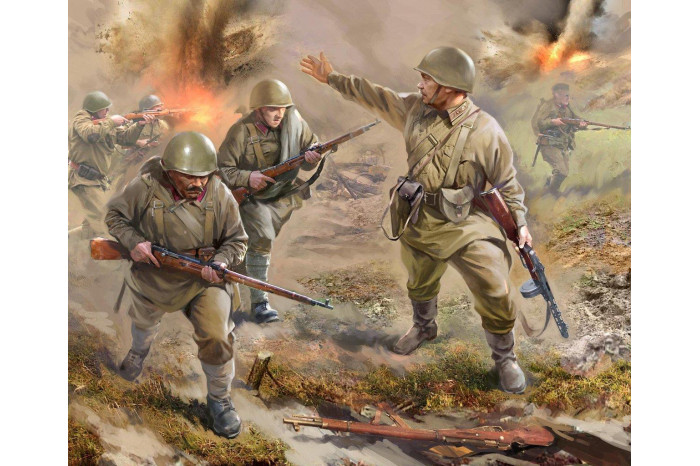 Wargames (WWII) figurky 6103 - Soviet Infantry 1941 (1:72)
