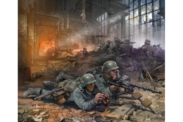 Wargames (WWII) figurky 6106 - German Machinegun Crew East Front 1941 (1:72)