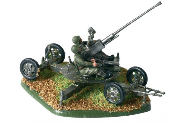 Wargames (WWII) figurky 6115 - Soviet Anti-Aircraft Gun 61-K with Crew (1:72)