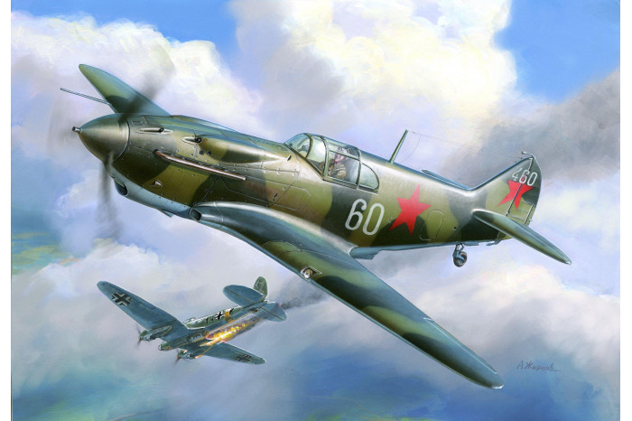 Wargames (WWII) letadlo 6118 - Soviet Fighter LaGG-3 (1:144)