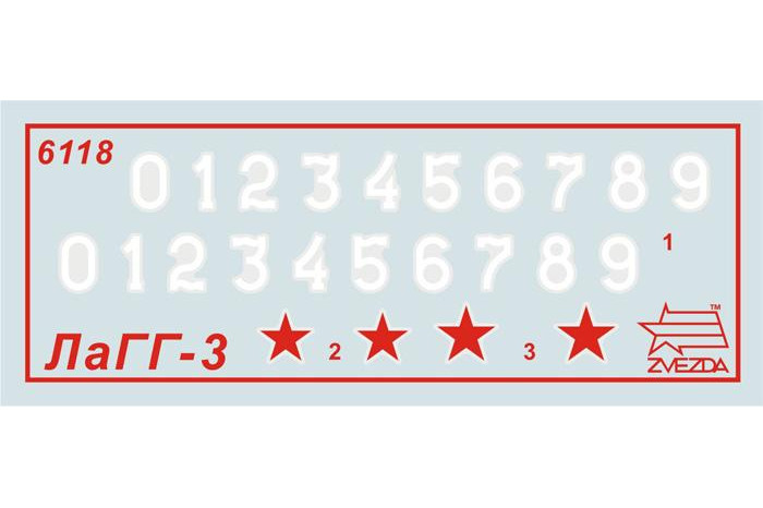 Wargames (WWII) letadlo 6118 - Soviet Fighter LaGG-3 (1:144)