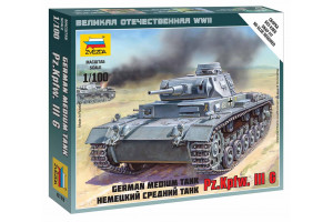 Wargames (WWII) tank 6119 - German Tank Panzer III (1:100)
