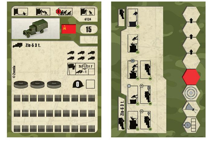 Wargames (WWII) military 6124 - Soviet Truck ZIS-5 (1:100)