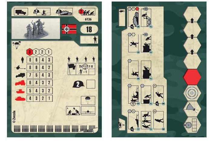 Wargames (WWII) figurky 6136 - German Paratroops (1:72)