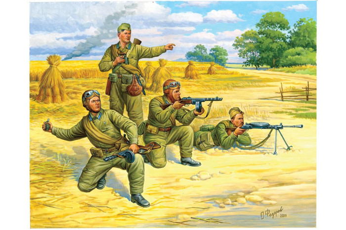 Wargames (WWII) figurky 6138 - Soviet Paratroops (1:72)