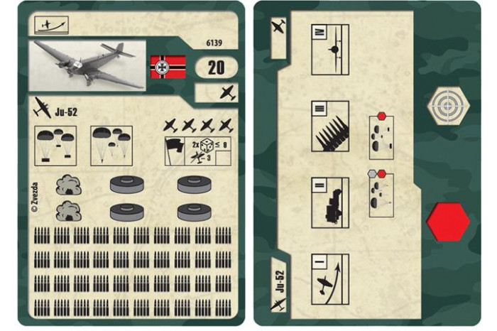 Wargames (WWII) letadlo 6139 - Junkers Ju-52 Transport Plane (1:200)