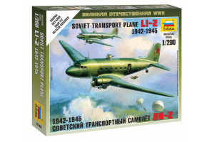 Wargames (WWII) letadlo 6140 - LI-2 Soviet Transport Plane (1:200)
