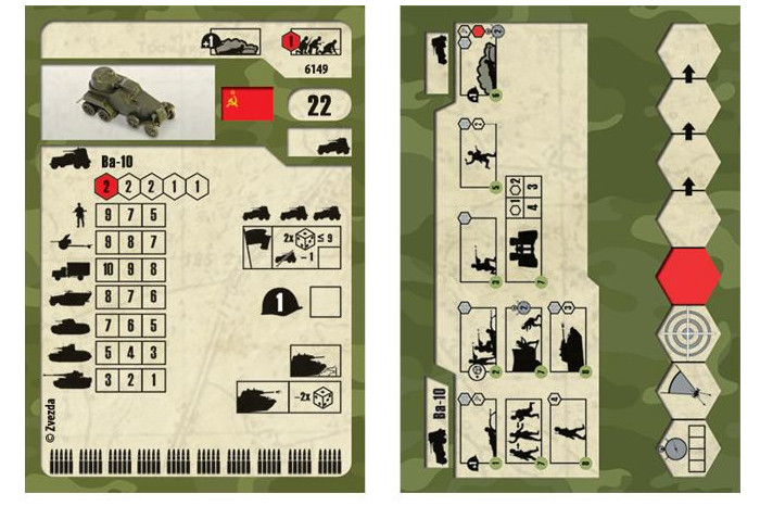 Wargames (WWII) military 6149 - Soviet Armored Car BA-10 (1:100)