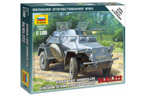 Wargames (WWII) military 6157 - Sd.Kfz.222 Armored Car (1:100)