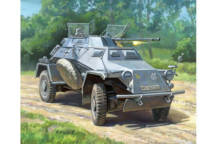 Wargames (WWII) military 6157 - Sd.Kfz.222 Armored Car (1:100)