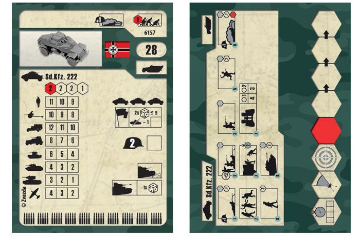 Wargames (WWII) military 6157 - Sd.Kfz.222 Armored Car (1:100)