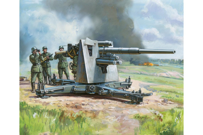 Wargames (WWII) military 6158 - German 88mm Flak 36/37 (1:72)