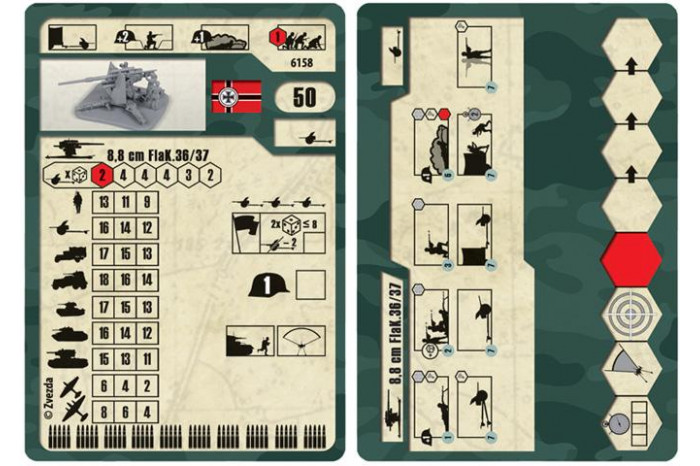 Wargames (WWII) military 6158 - German 88mm Flak 36/37 (1:72)