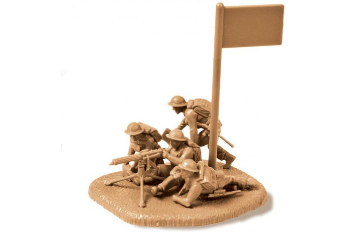 Wargames (WWII) figurky 6167 - British Machine Gun with crew 1939-42 (1:72)