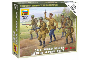 Wargames (WWII) figurky 6179 - Soviet Regular Infantry 1941-42 (1:72)