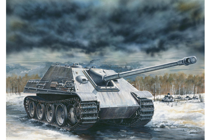 Wargames (WWII) military 6183 - Sd.Kfz.173 Jagdpanther German Heavy Tank Destroyer (1:100)