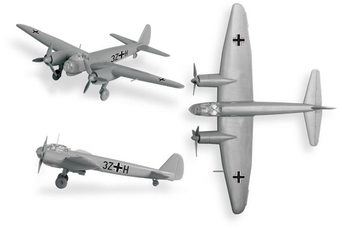 Wargames (WWII) letadlo 6186 - Junkers Ju-88A4 (1:200)