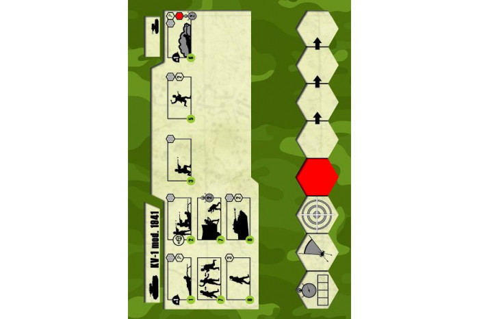 Wargames (WWII) tank 6190 - KV-1 with F-32 GUN (1:100)