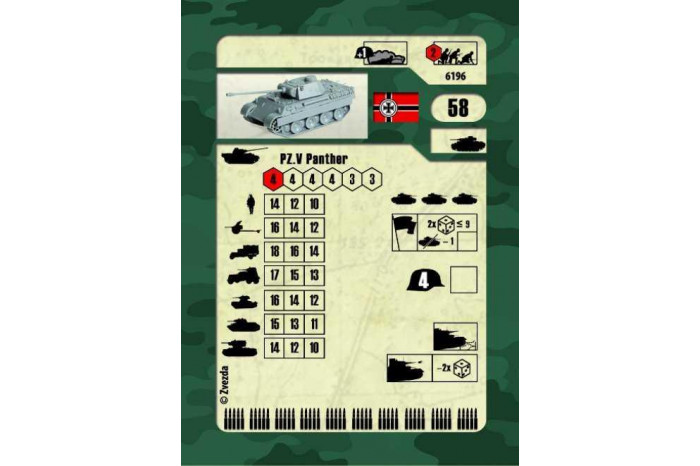 Wargames (WWII) tank 6196 - Pz.V Ausf. A Panther(1:100)