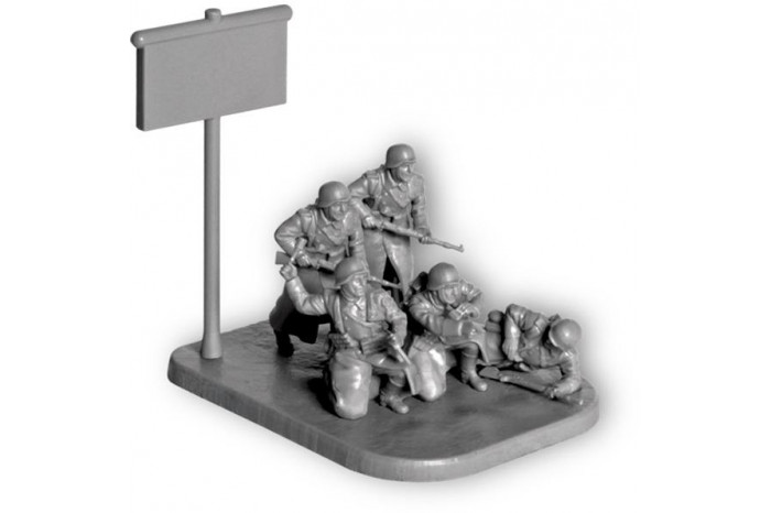 Wargames (WWII) figurky 6198 - German Infantry (Winter Uniform) (1:72)