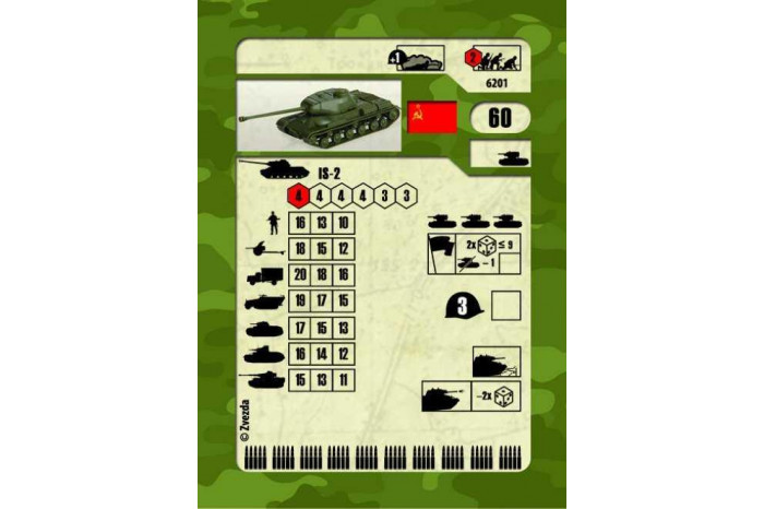 Wargames (WWII) tank 6201 - IS-2 Stalin (1:100)