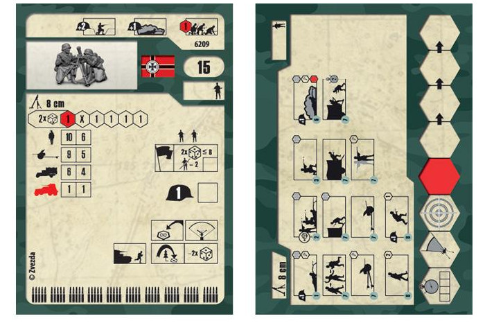 Wargames (WWII) figurky 6209 - Ger. 80mm Mortar with Crew (Winter Unif.) (1:72)