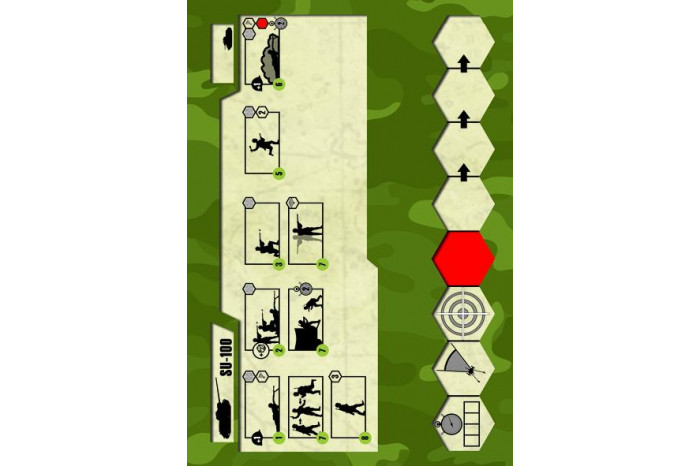 Wargames (WWII) military 6211 - Self-propelled Gun SU-100 (1:100)