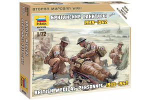 Wargames (WWII) figurky 6228 - British Medic Team (1:72)