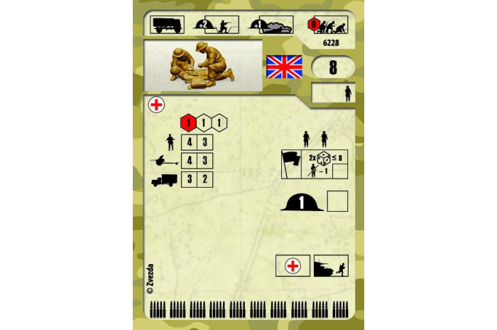 Wargames (WWII) figurky 6228 - British Medic Team (1:72)