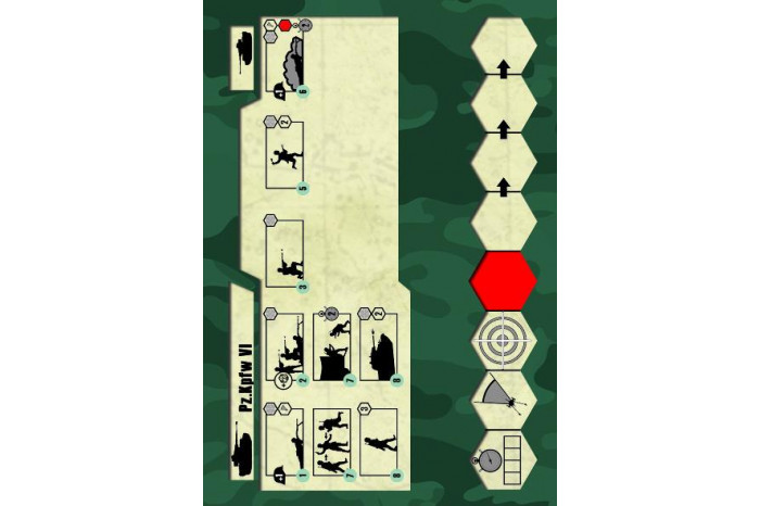 Wargames (WWII) tank 6256 - Tiger I (1:100)