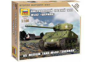 Wargames (WWII) tank 6263 - Sherman M-4 (1:100)