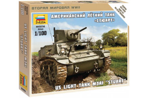 Wargames (WWII) tank 6265 - Stuart US-Tank (1:100)