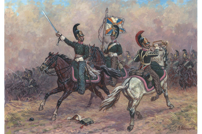 Wargames figurky 6817 - Russian Dragoons Command Group (1:72)